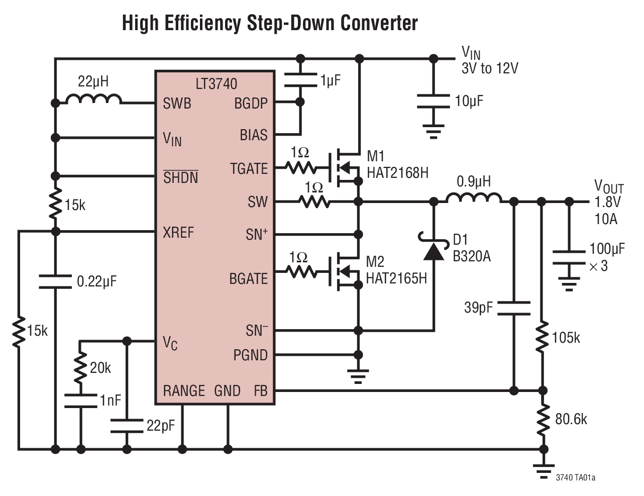 High Efﬁciency Step-Down Converter