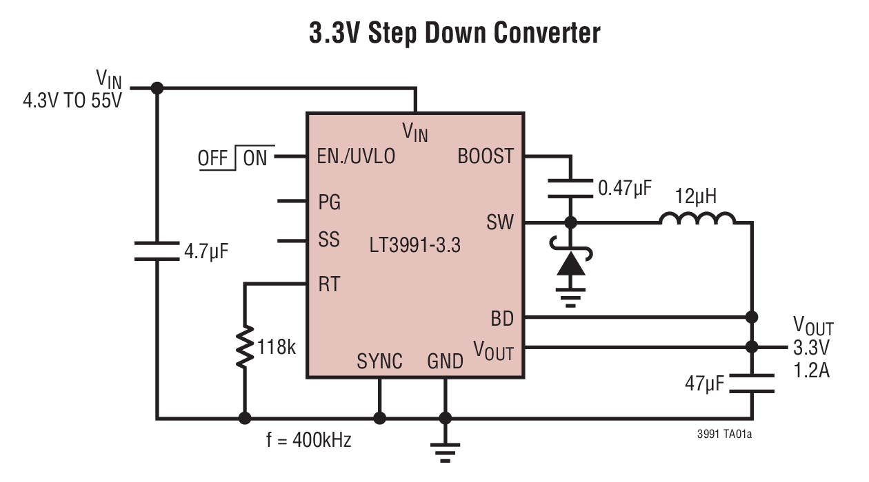3.3V Step Down Converter
