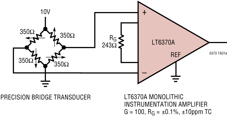 LT6370 Application Circuit