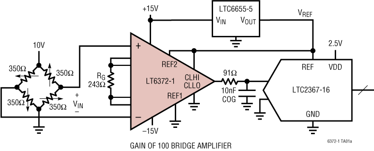 LT6372-1 Application Circuit