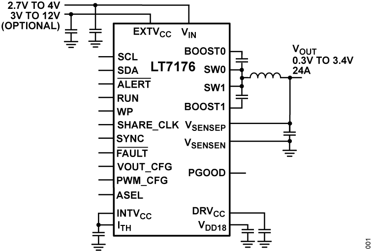 LT7176-LT7176-1 Typical Application