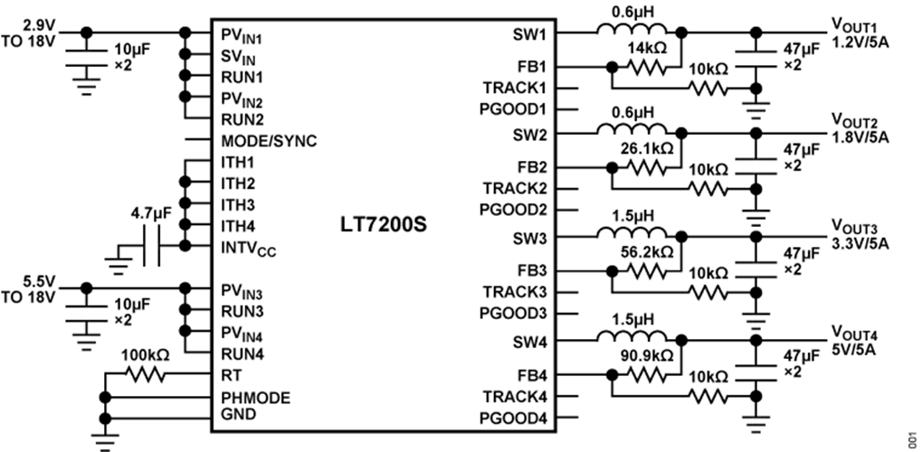 LT7200S Functional Block Diagram
