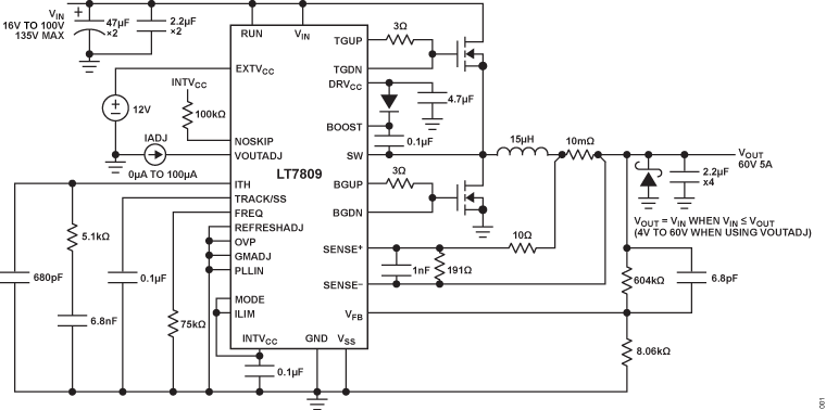 LT7809 Functional Block Diagram
