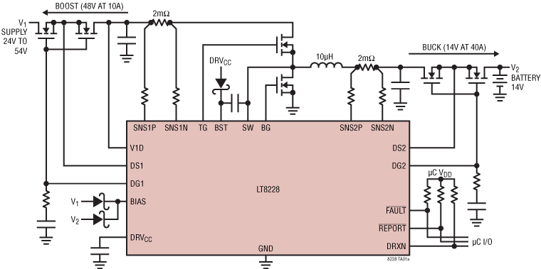 LT8228 Application Circuit