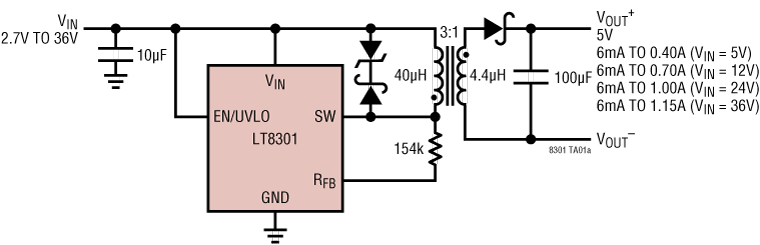 LT8301 Application Circuit