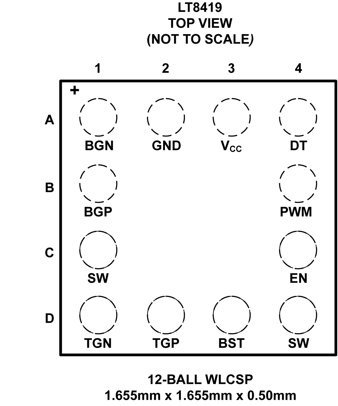 LT8419 Pin Configuration