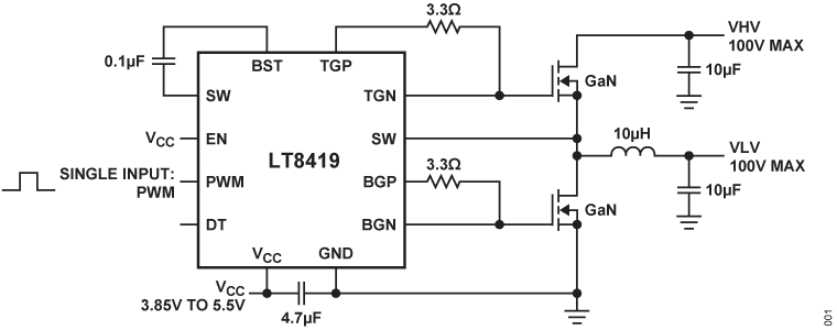 LT8419 Typical Application