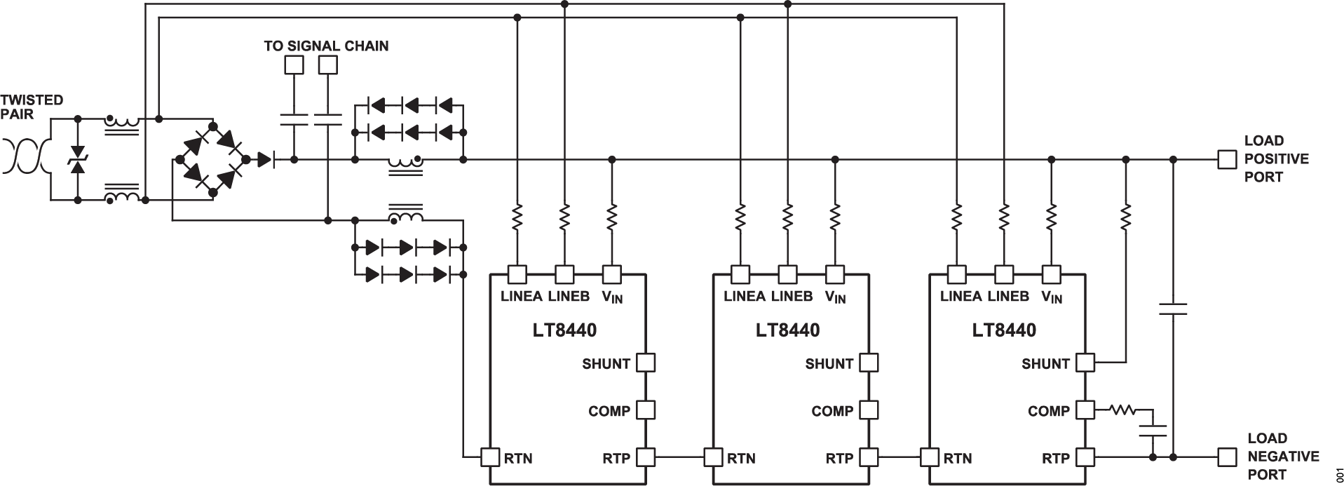 LT8440 Typical Application CIrcuit