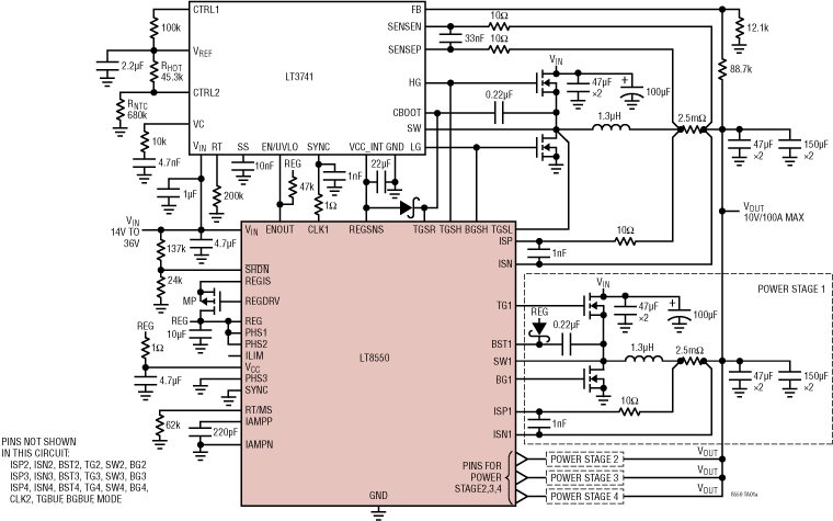 LT8550 Application Circuit
