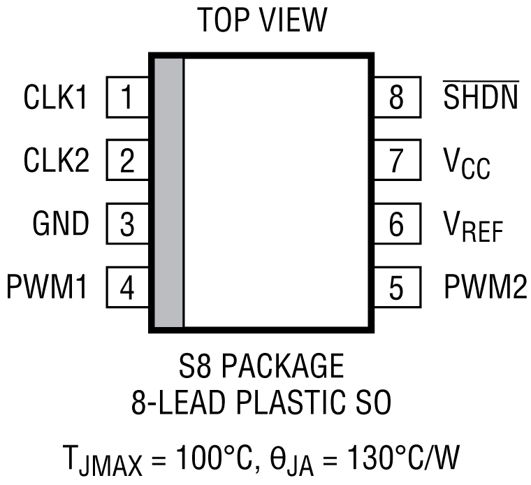 LTC1426 Pin Configuration