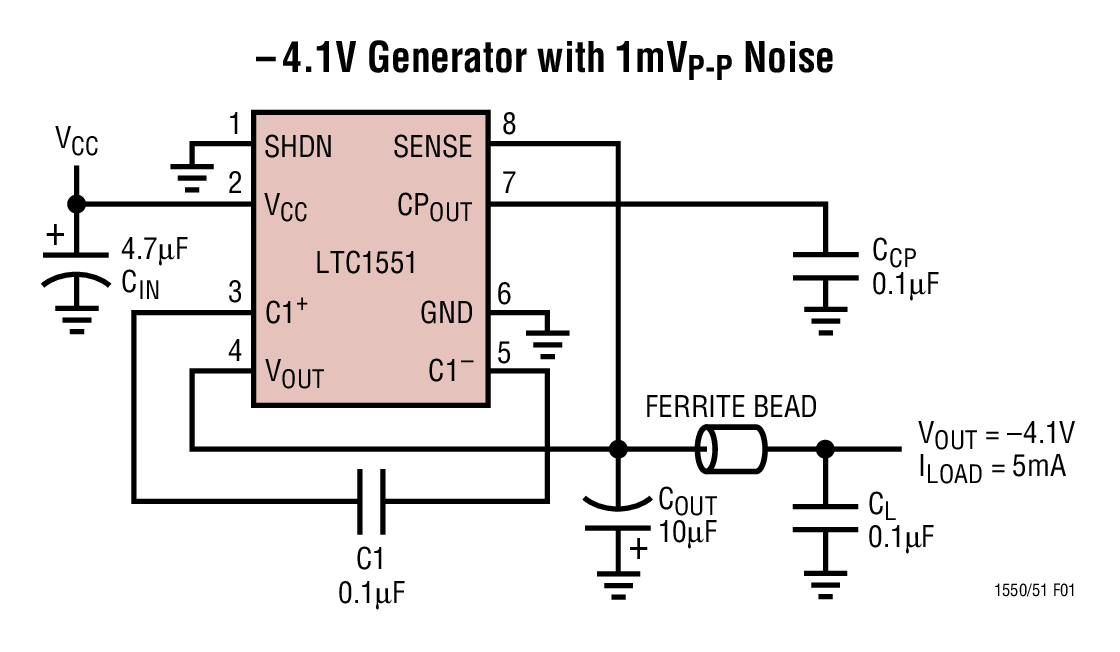 – 4.1V Generator with 1mVP-P Noise