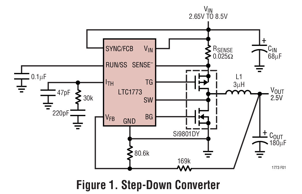 Figure 1. Step-Down Converter