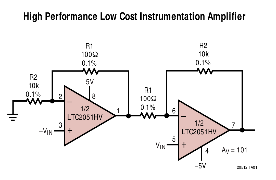 High Performance Low Cost Instrumentation Amplifier