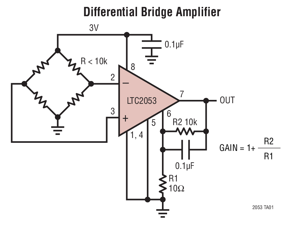 Differential Bridge Amplifier