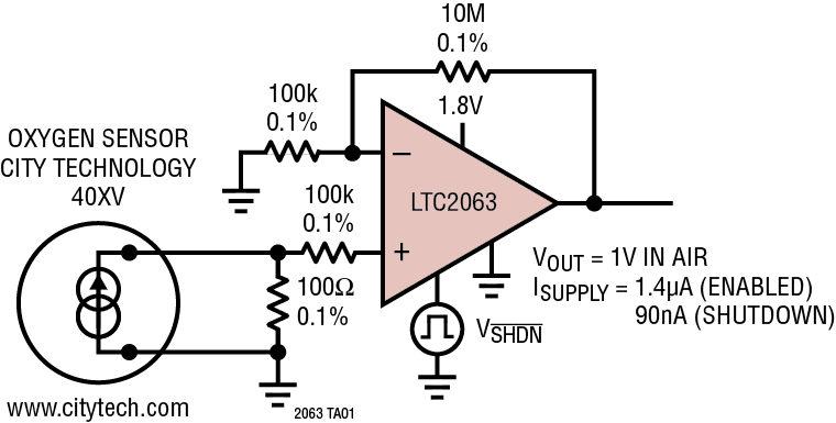 LTC2063-2064 Application Circuit