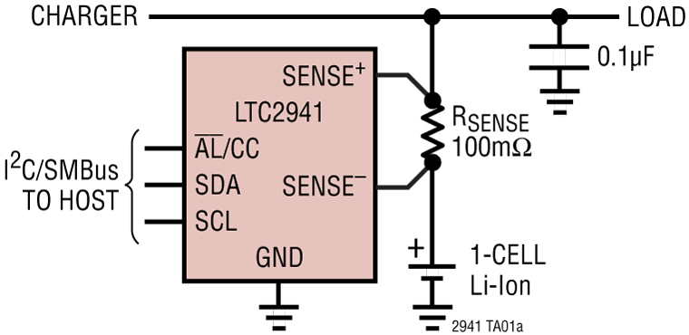 LTC2941 Application Circuit