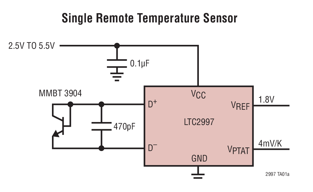 Single Remote Temperature Sensor