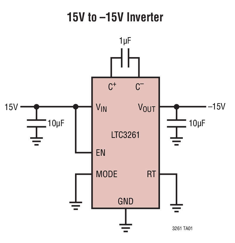 15V to –15V Inverter