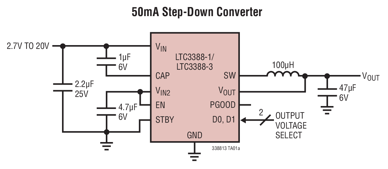 50mA Step-Down Converter