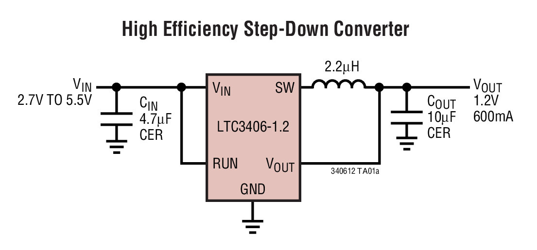 High Efficiency Step-Down Converter