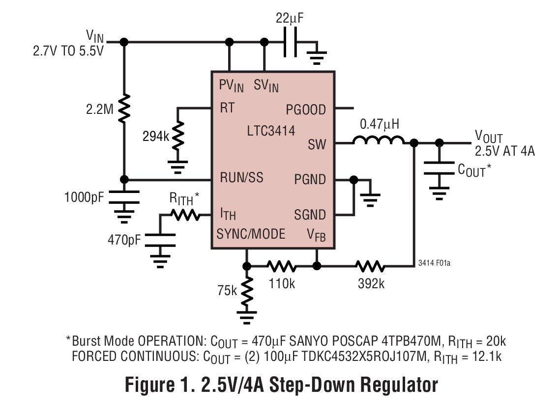 2.5V/4A Step-Down Regulator