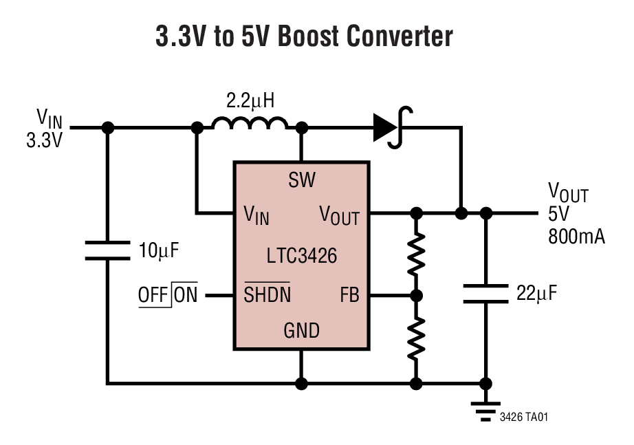 3.3V to 5V Boost Converter