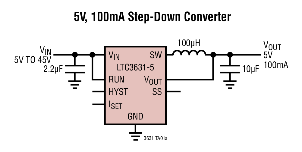 5V, 100mA Step-Down Converter