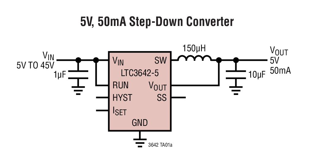 5V, 50mA Step-Down Converter