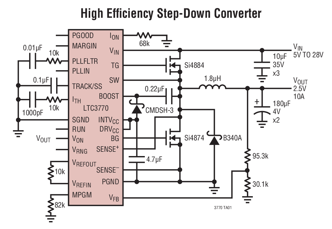 High Efﬁciency Step-Down Converter