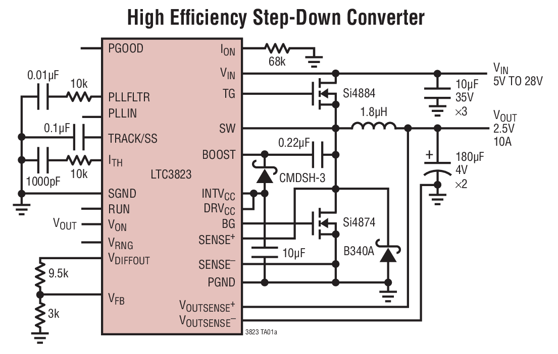 High Efﬁciency Step-Down Converter