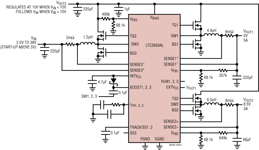 LTC3859AL Typical Application
