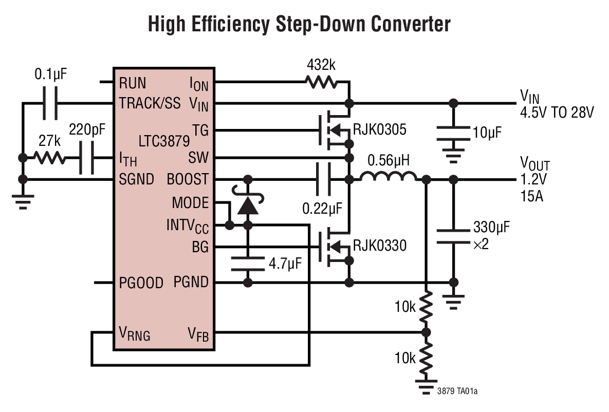 High Efﬁciency Step-Down Converter