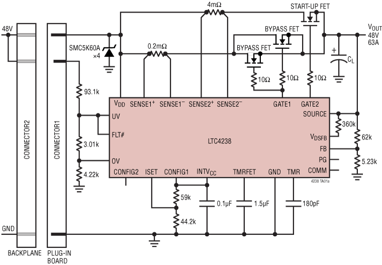 LTC4238 Typical Application