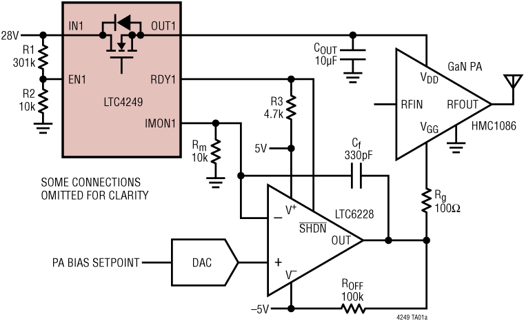 LTC4249 Application Circuit