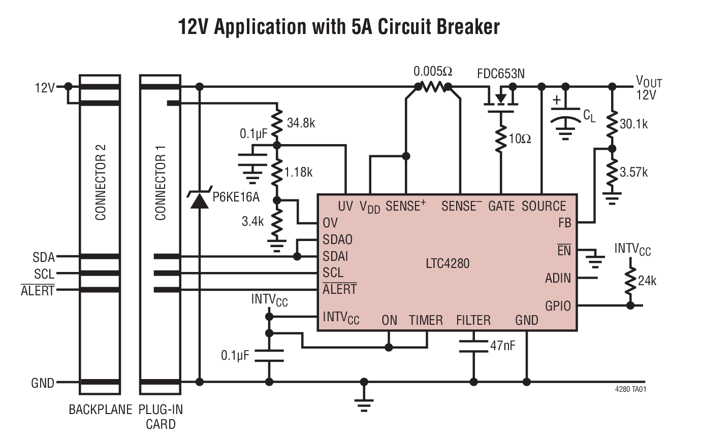 12V Application with 5A Circuit Breaker