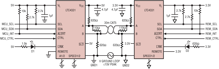 LTC4331 Application Circuit