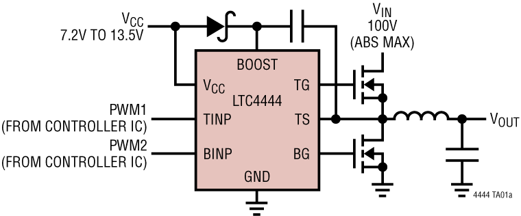 LTC4444 Application Circuit