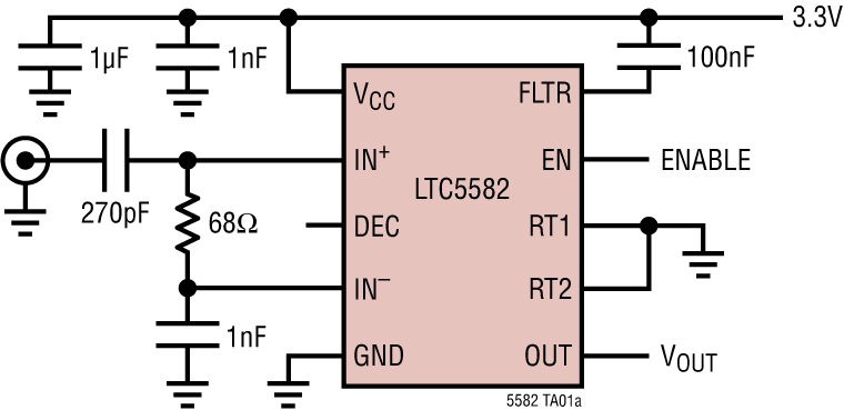 LTC5582 Application Circuit