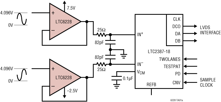 LTC6228-6229 Application Circuit