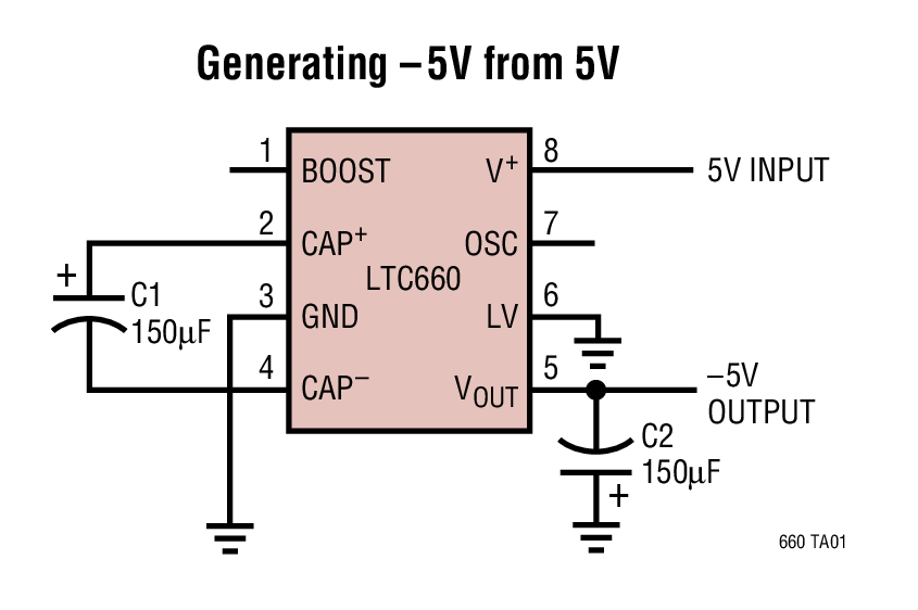 Generating – 5V from 5V