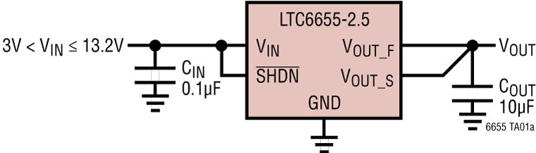 LTC6655 - Application Circuit