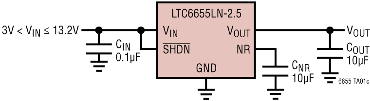 LTC6655LN - Application Circuit