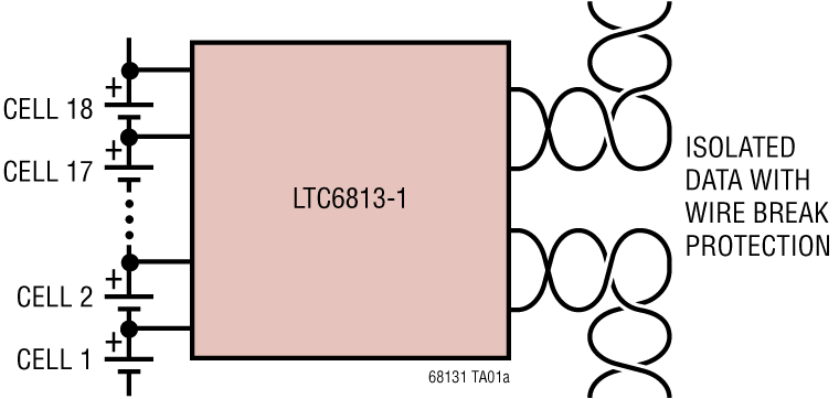 LTC6813-1 Application Circuit