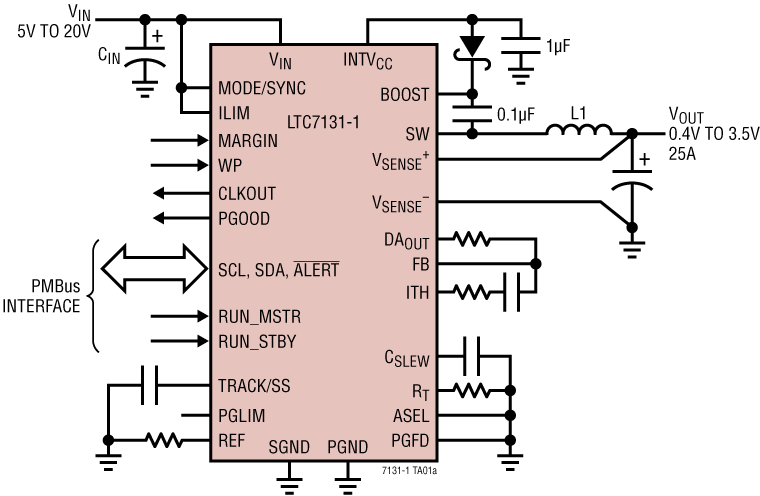LTC7131-1 Application Circuit