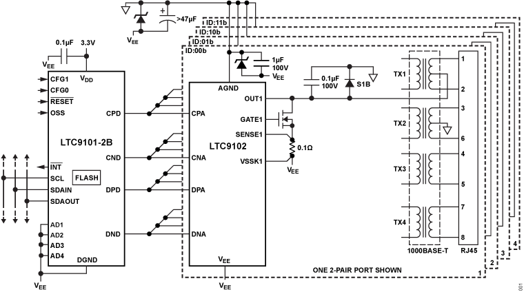 LTC9101-2B-LTC9102 Typical Application