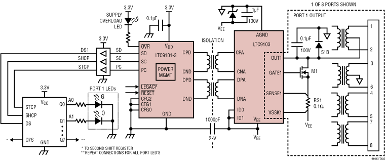 LTC9101-3/LTC9103 Application Circuit