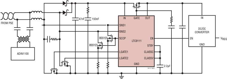 LTC9111 Application Circuit