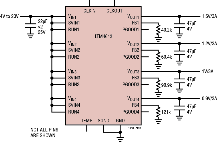 LTM4643 Application Circuit