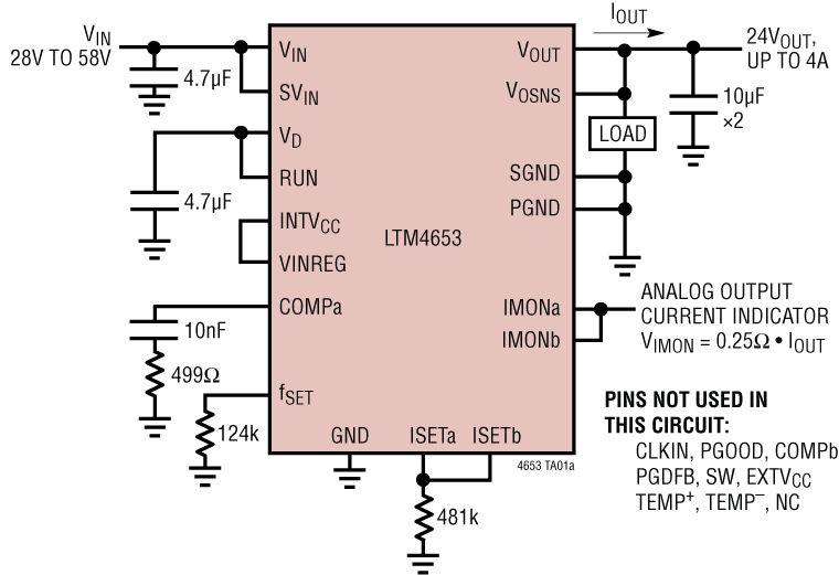 LTM4653 Application Circuit