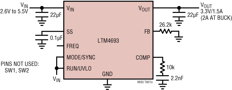 LTM4693 Application Circuit